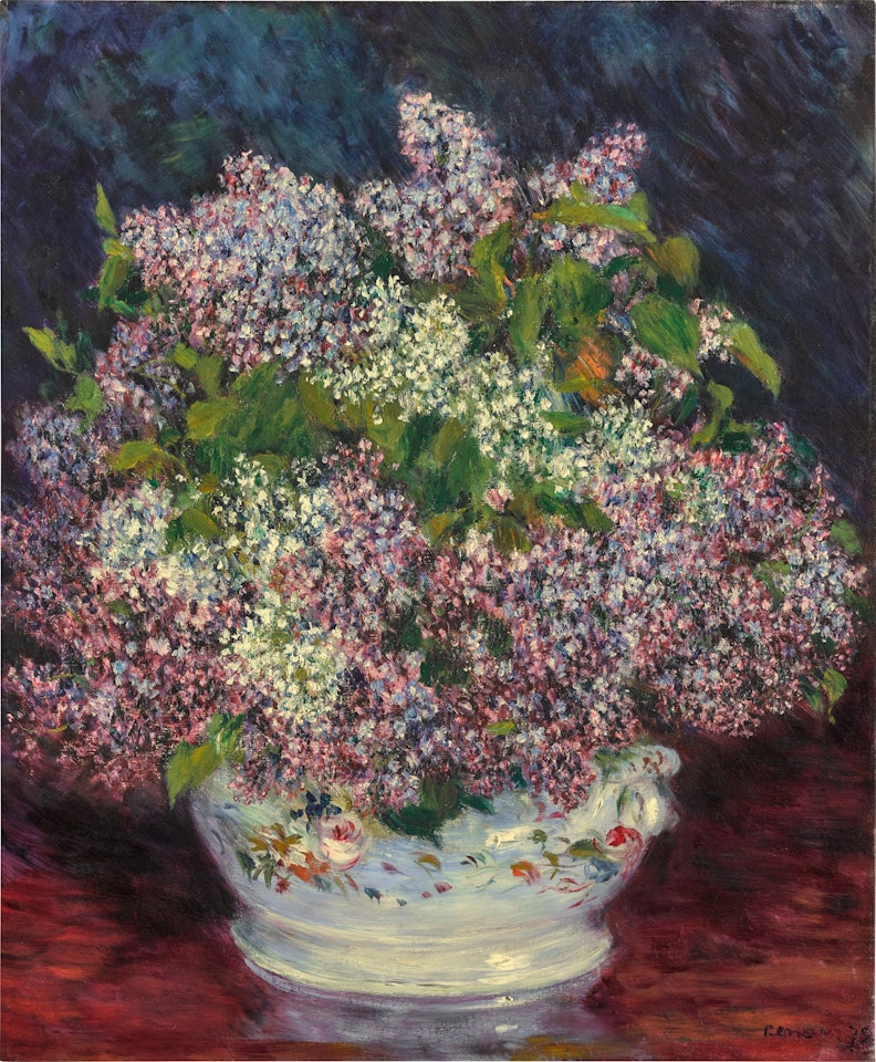 Bouquet de lilas by Pierre-Auguste Renoir