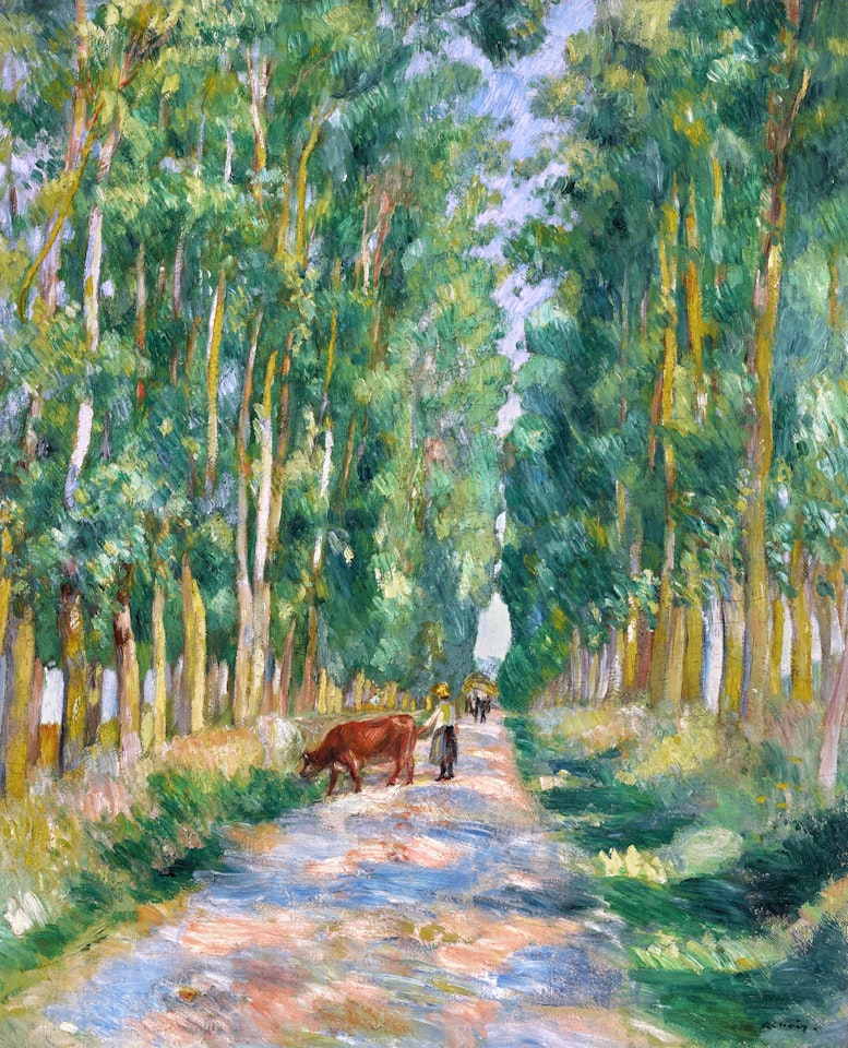 La grande allée à Varengeville by Pierre-Auguste Renoir