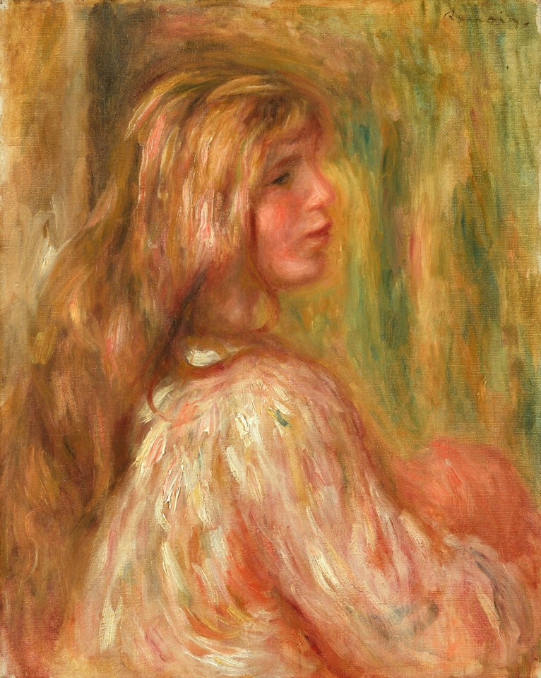 Jeune fille aux cheveux roux by Pierre-Auguste Renoir