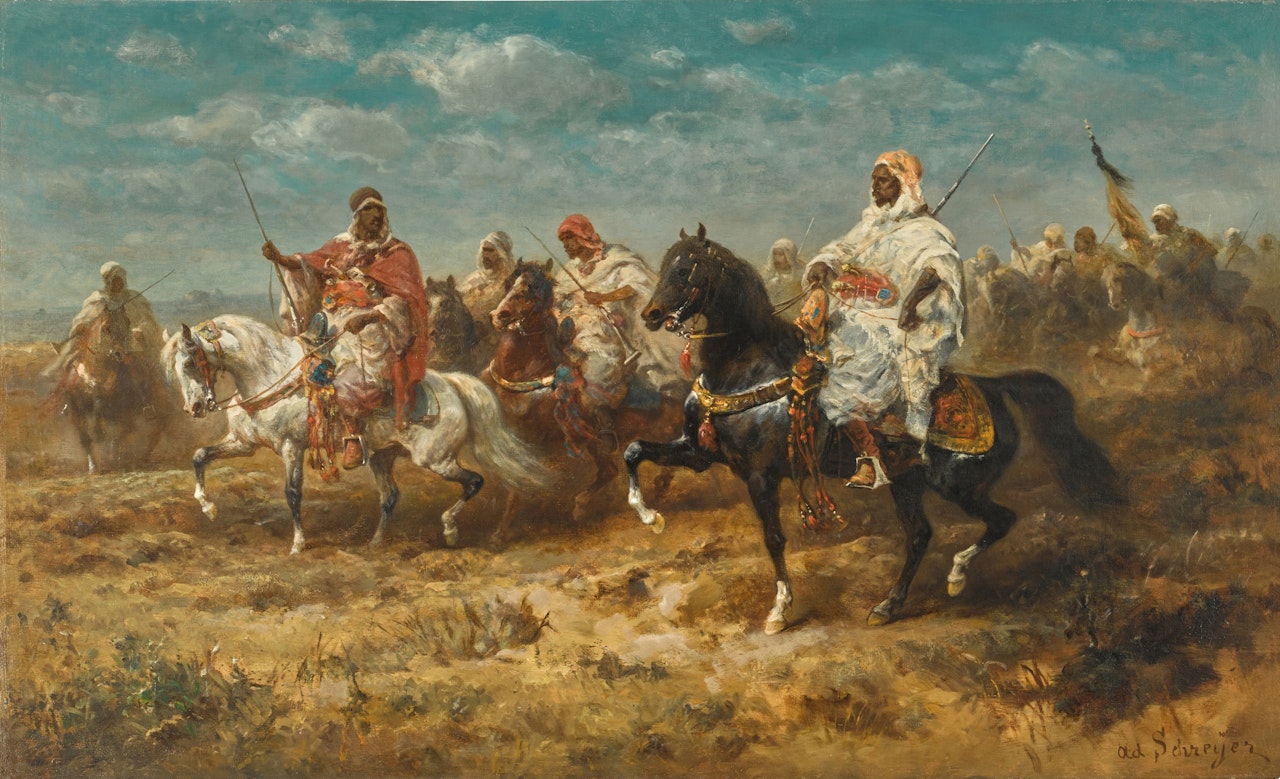 Horsemen by Adolf Schreyer