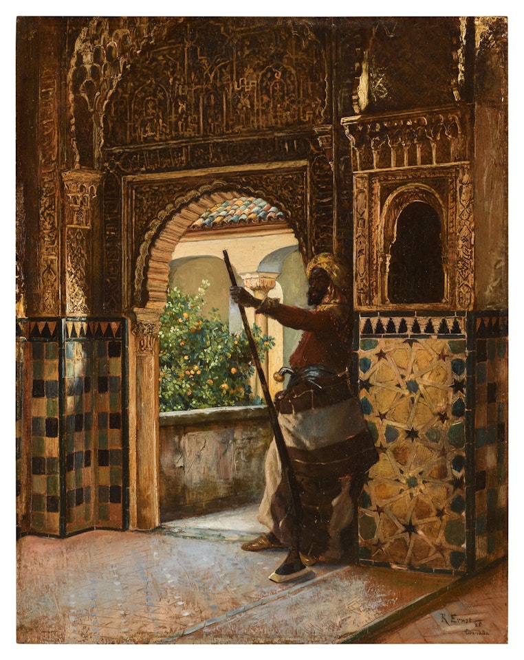 Guarding the Alhambra by Rudolf Ernst