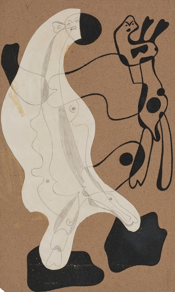 Collage-peinture by Joan Miró