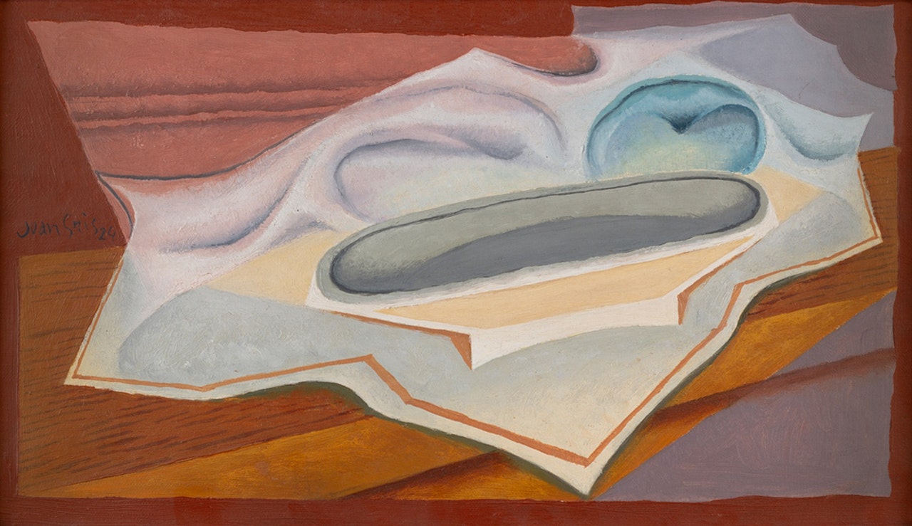 Assiette et pomme by Juan Gris