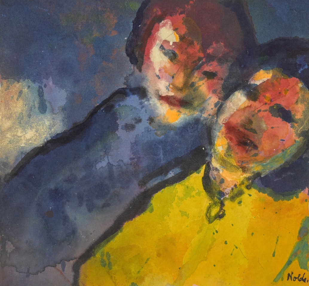 Glückliches Paar (Happy Couple) by Emil Nolde