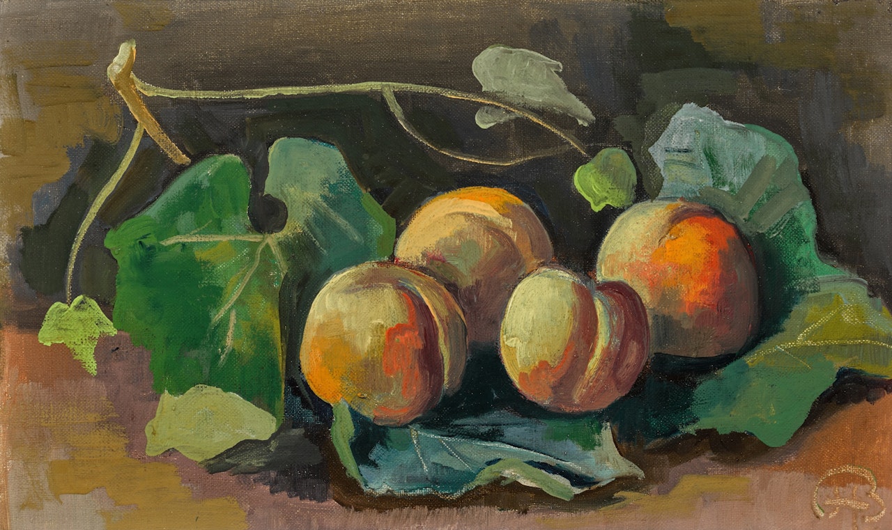 Stillleben mit Pfirsichen (Still Life with Peaches) by Karl Hofer