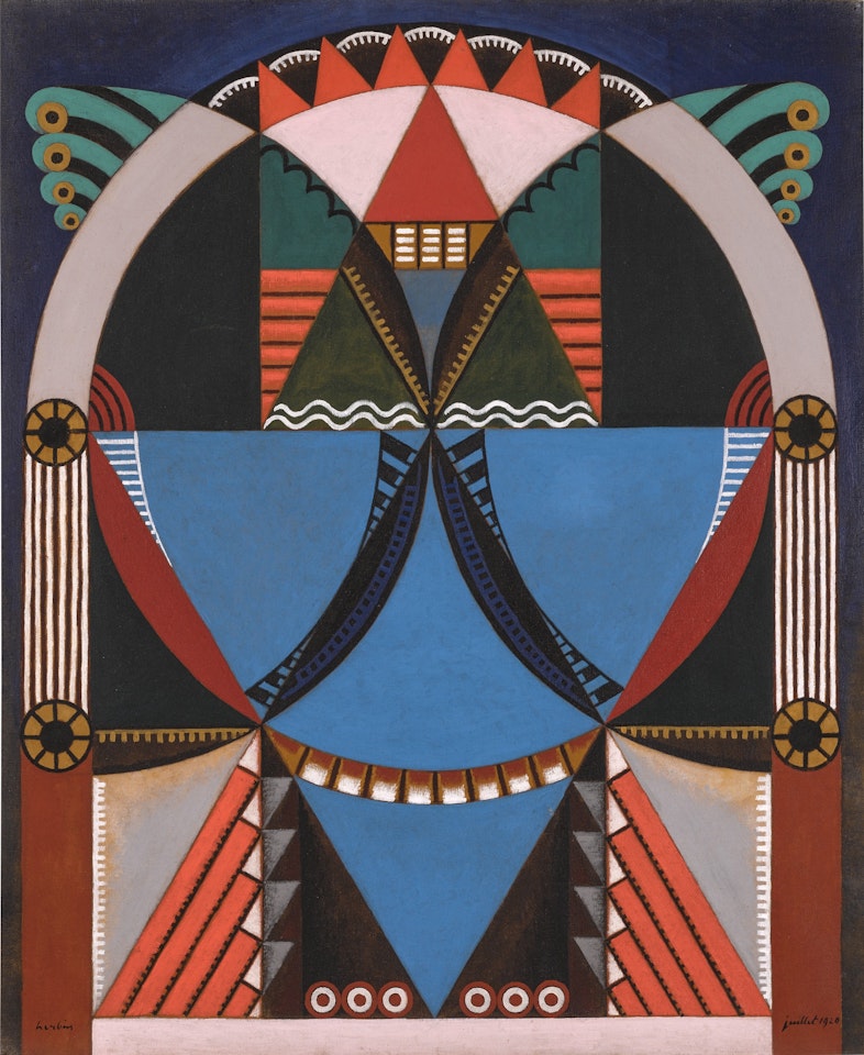 Composition symétrique by Auguste Herbin
