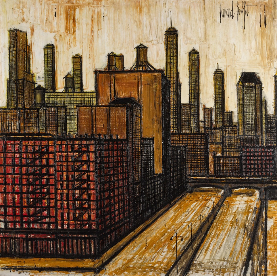 New York - Ancesboro Bridge by Bernard Buffet