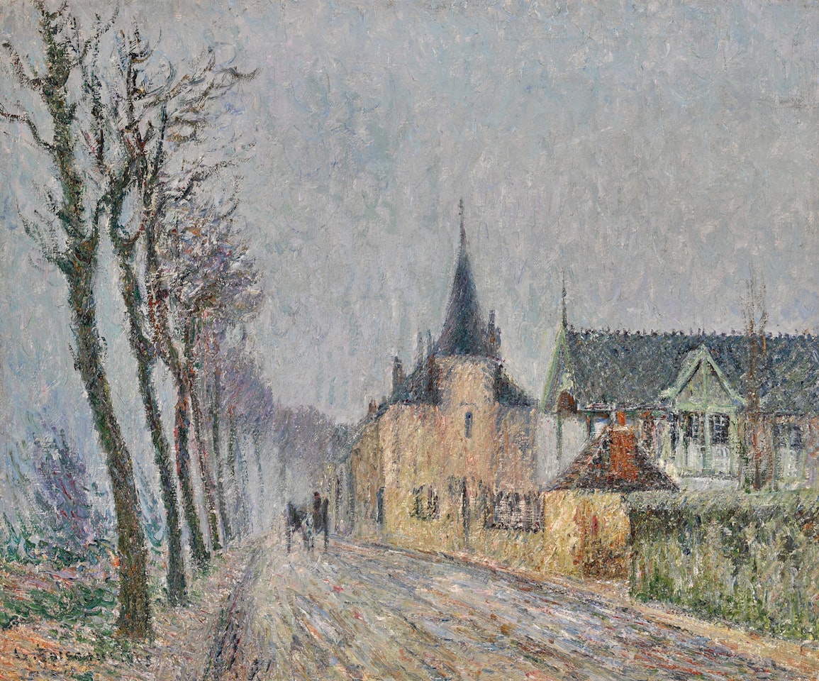 Le Quai du Pothuis à Pontoise by Gustave Loiseau