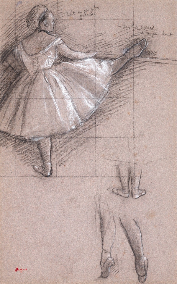 Danseuse à la barre by Edgar Degas