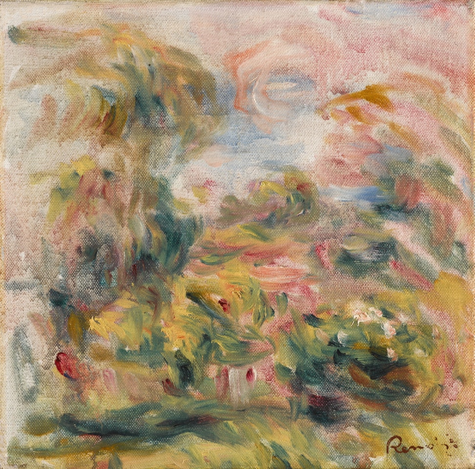 Paysage - Fragment by Pierre-Auguste Renoir