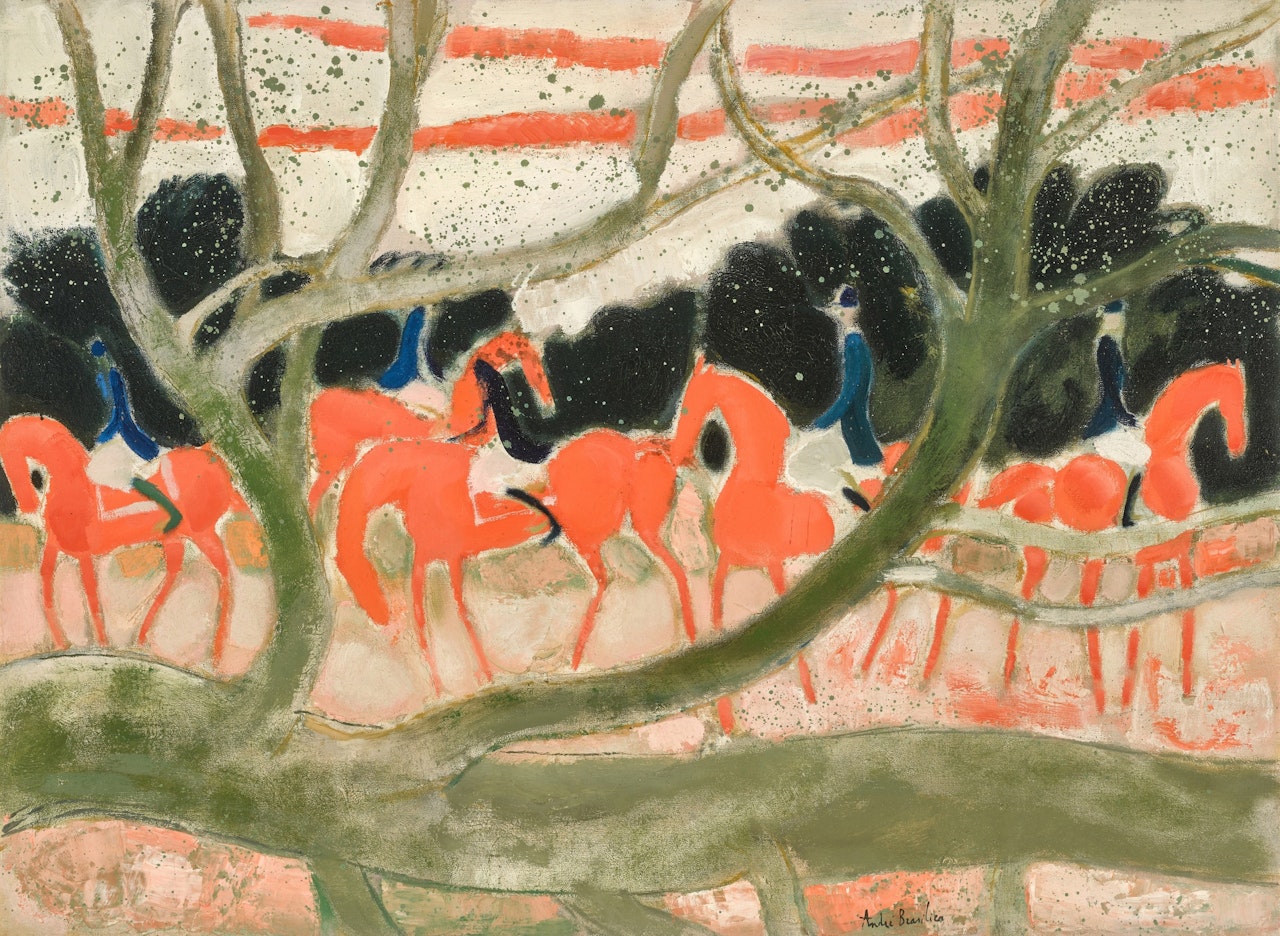 Chevaux à Fère-en-Tardenois by André Brasilier