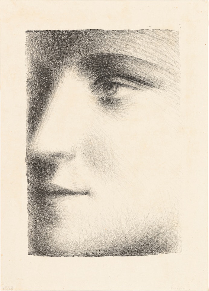 Visage de Marie-Thérèse (Face of Marie-Thérèse) (Bl. 95, Ba. 243, M. XXIII, see C. bks 16) by Pablo Picasso