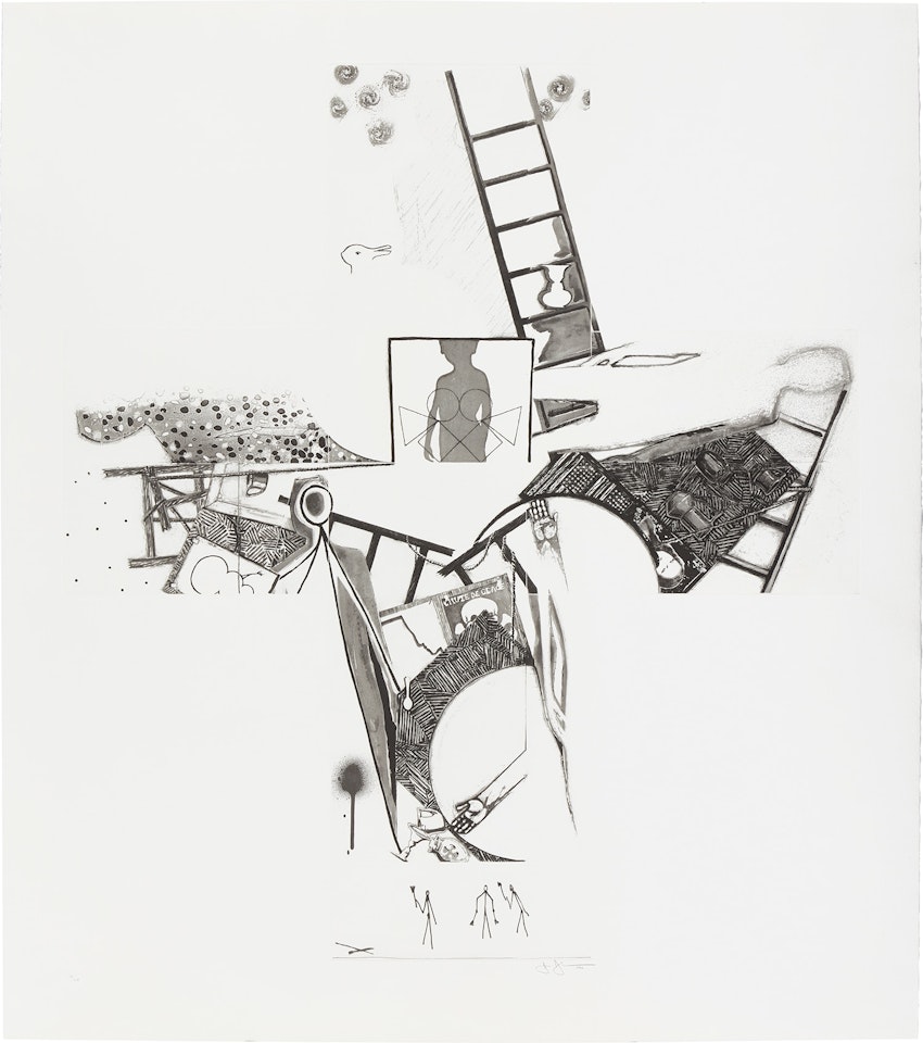 The Seasons (Cross) (U.L.A.E. 249) by Jasper Johns