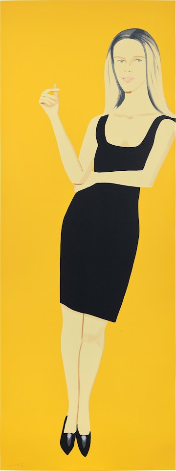 Yvonne, from Black Dress (S. 539) by Alex Katz