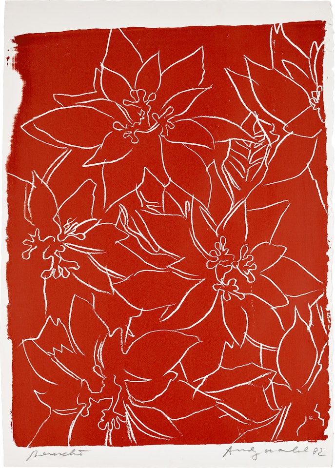 Poinsettias (F. & S. IIIA.50) by Andy Warhol