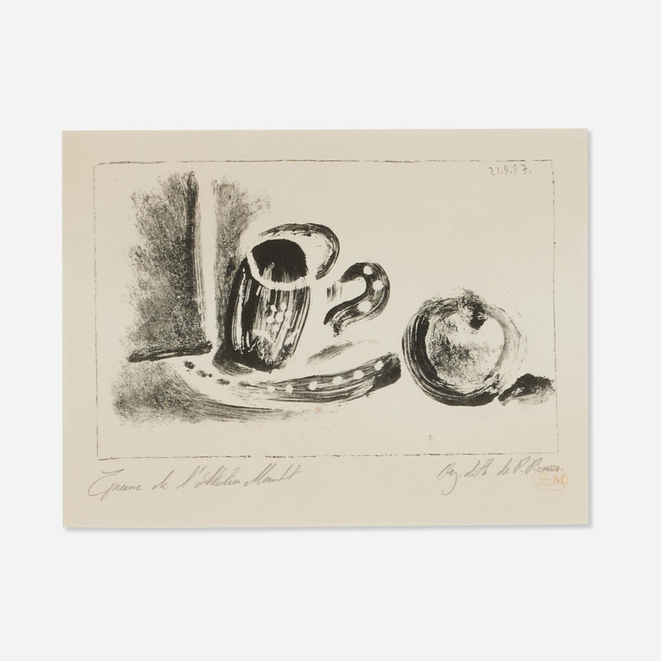 La tasse et la pomme by Pablo Picasso