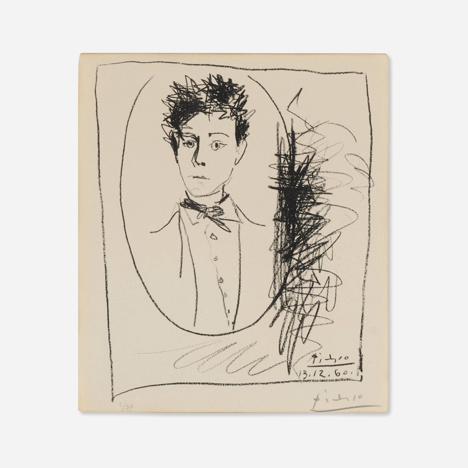 Portrait d" Arthur Rimbaud by Pablo Picasso