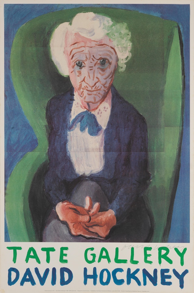 My Mother Bridlington by David Hockney