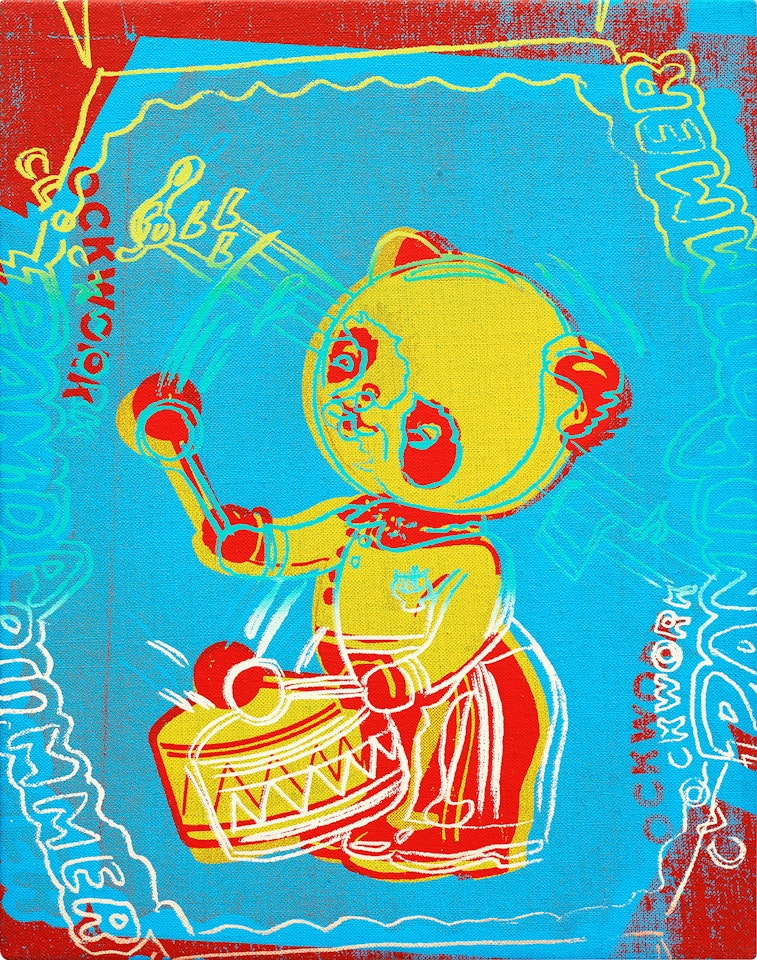 Panda Drummer (Toy Series) by Andy Warhol