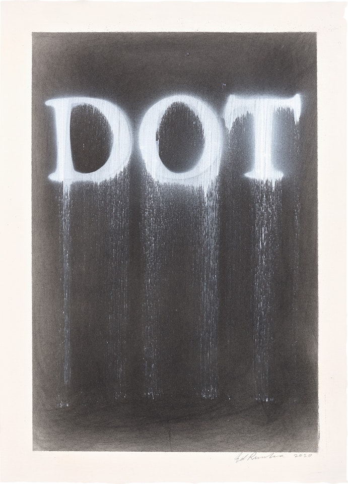 Dot (#4) by Ed Ruscha