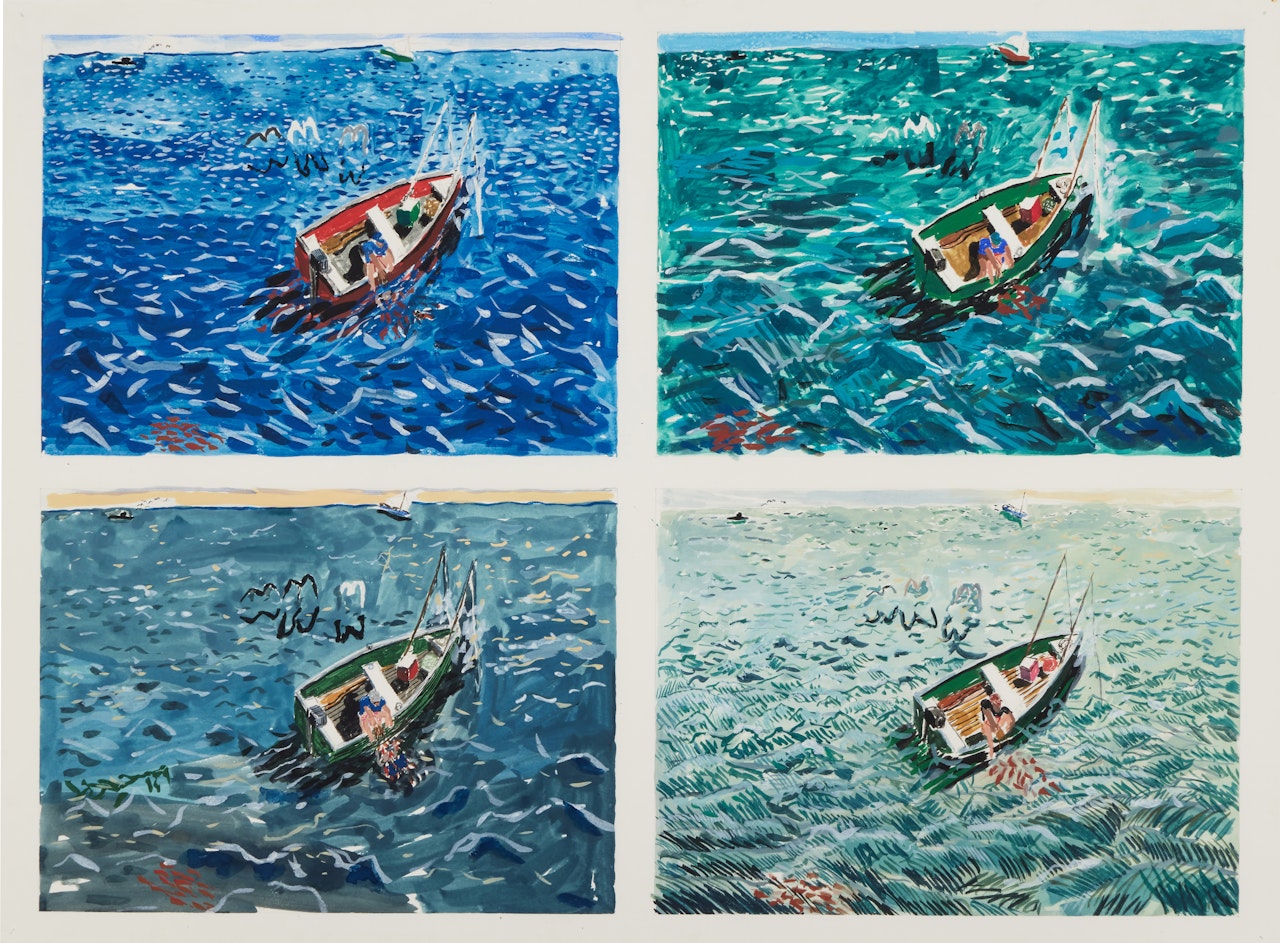 Earth: Boat by Jennifer Bartlett