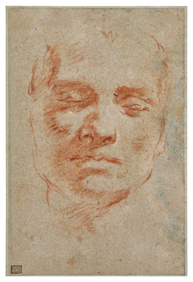 Head of a man by Giovanni Battista Tiepolo