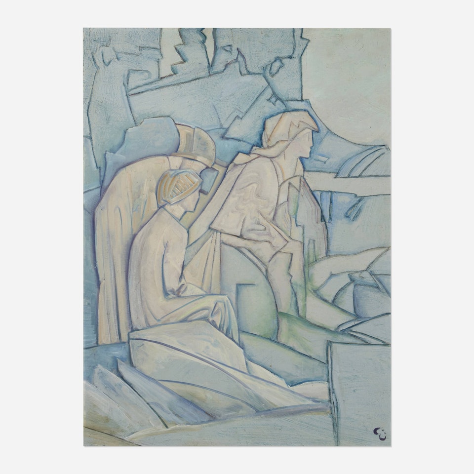 Untitled (Abstract Figures) by Frederick Judd Waugh