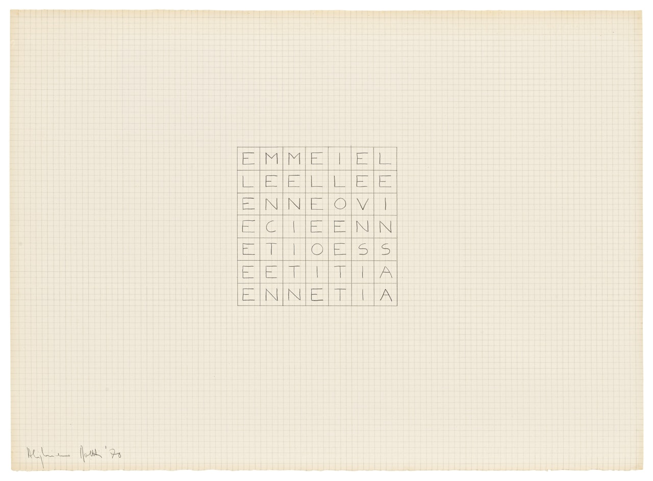EMME I ELLE ELLE E... by Alighiero Boetti