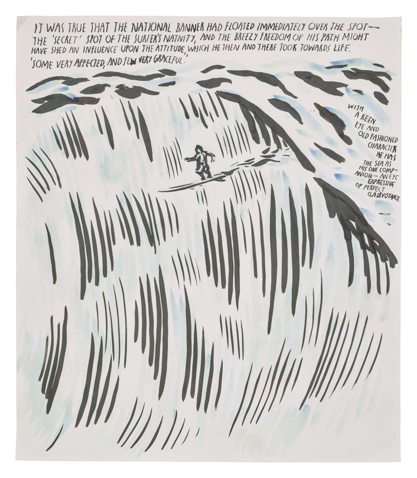 No Title (It was true...) by Raymond Pettibon