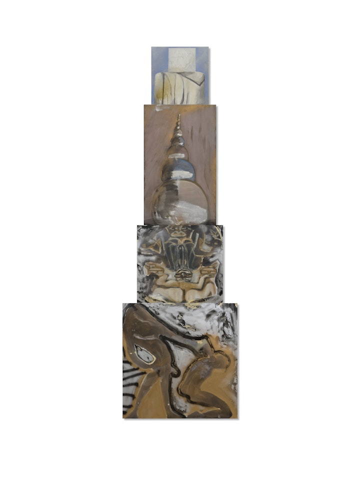 White Stupa by Francesco Clemente
