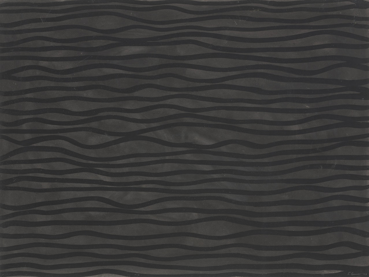 Horizontal Lines by Sol LeWitt