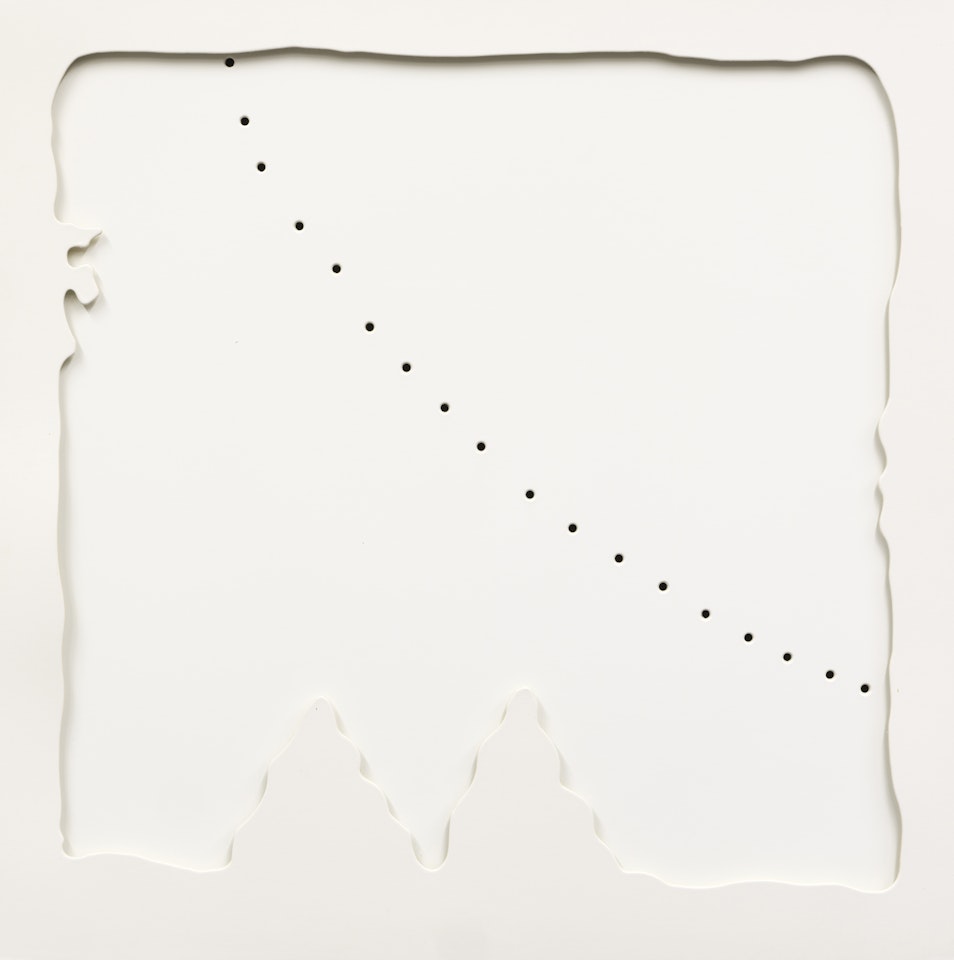 Teatrino (weiß II) by Lucio Fontana