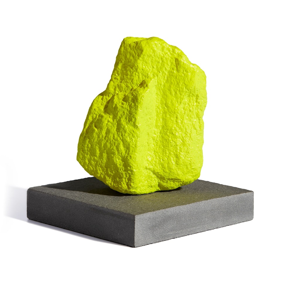 Small Yellow Mountain by Ugo Rondinone