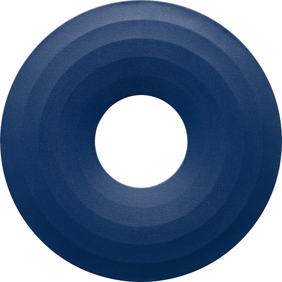 Untitled (Donut Prussian Blue) by Josh Sperling