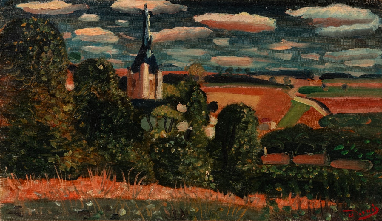 Vue de Donnemarie-en-Montois by Andre Derain
