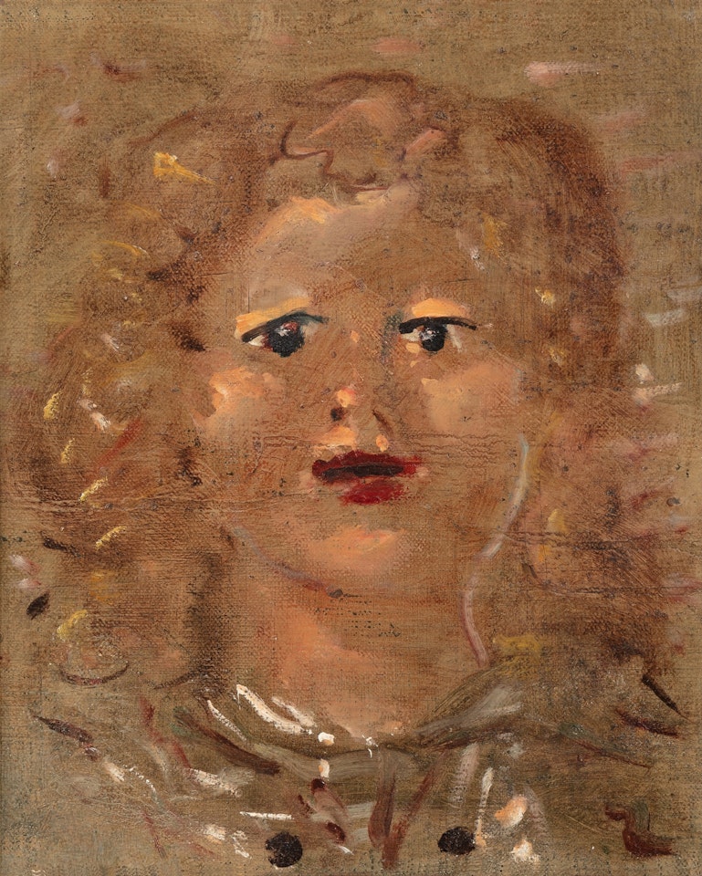 Portrait de Boby aux cheveux longs by Andre Derain