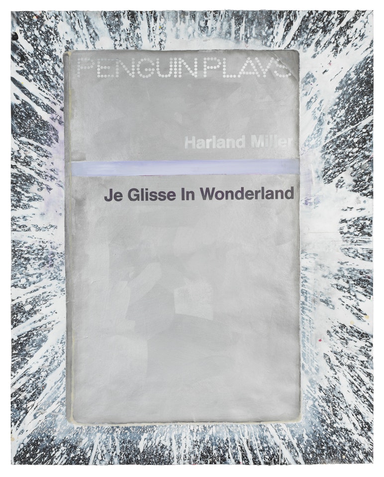 Je Glisse in Wonderland by Harland Miller