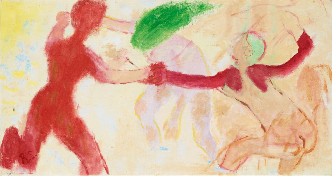 "Flickor i vattnet" (Girls in the water) by Ragnar Sandberg