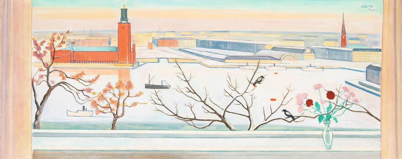View over Stockholm City Hall by Einar Jolin