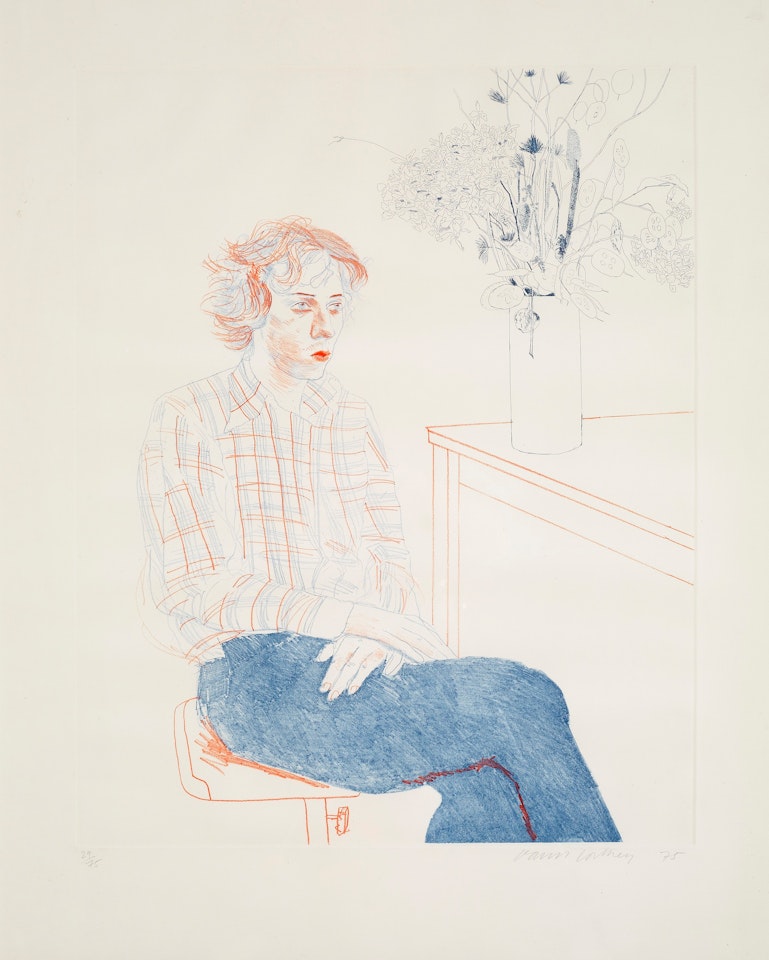 Gregory by David Hockney