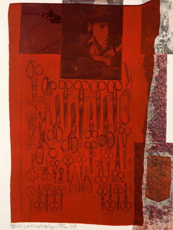 "More distant visible part of the sea" by Robert Rauschenberg