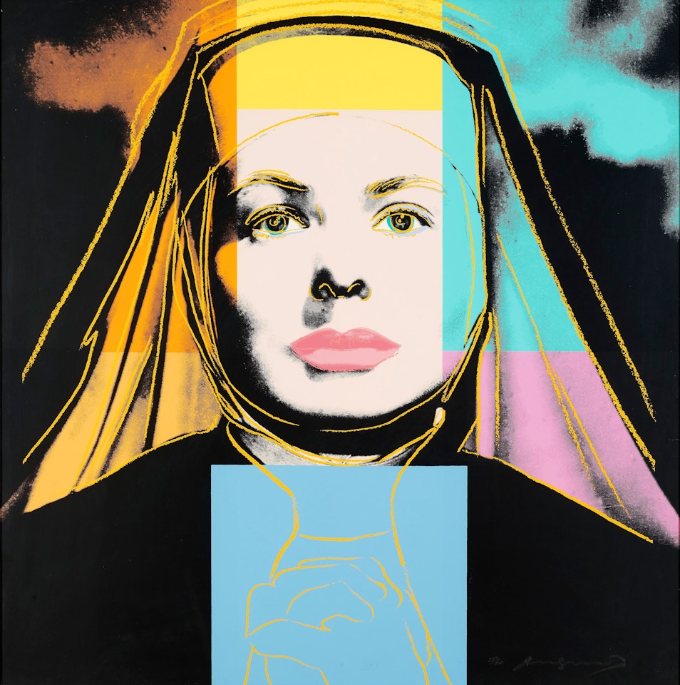 "The Nun", from: "Ingrid Bergman" by Andy Warhol