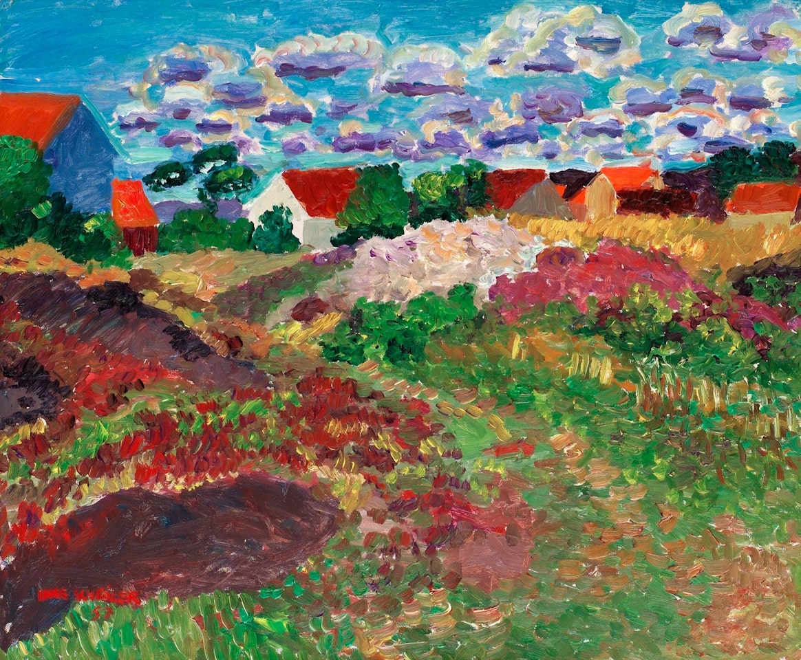 Bohusland summer landscape by Inge Schiöler
