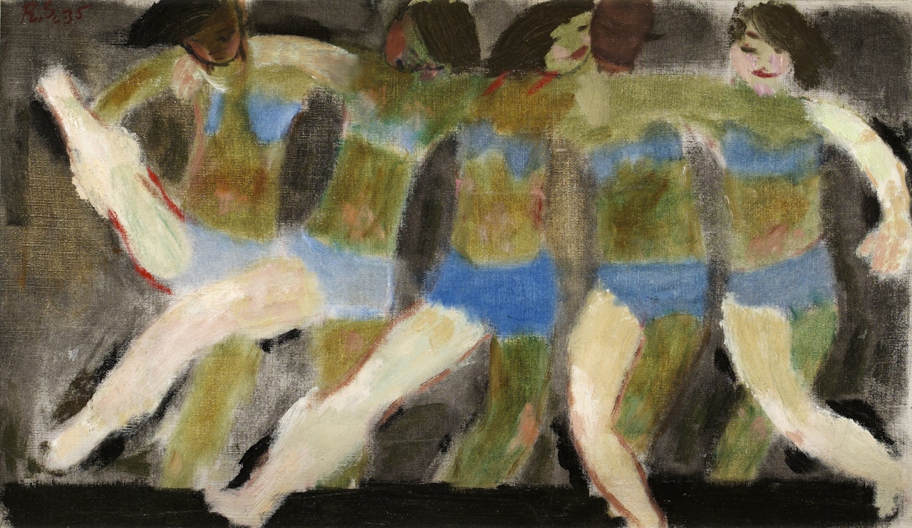 Happy swimming shoes by Ragnar Sandberg