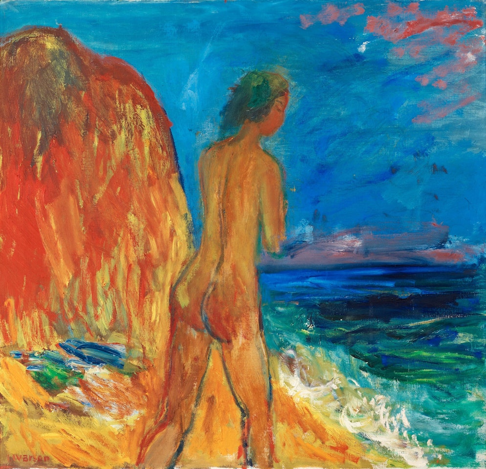 "Flicka vid havet" (Girl by the sea) by Ivan Ivarson