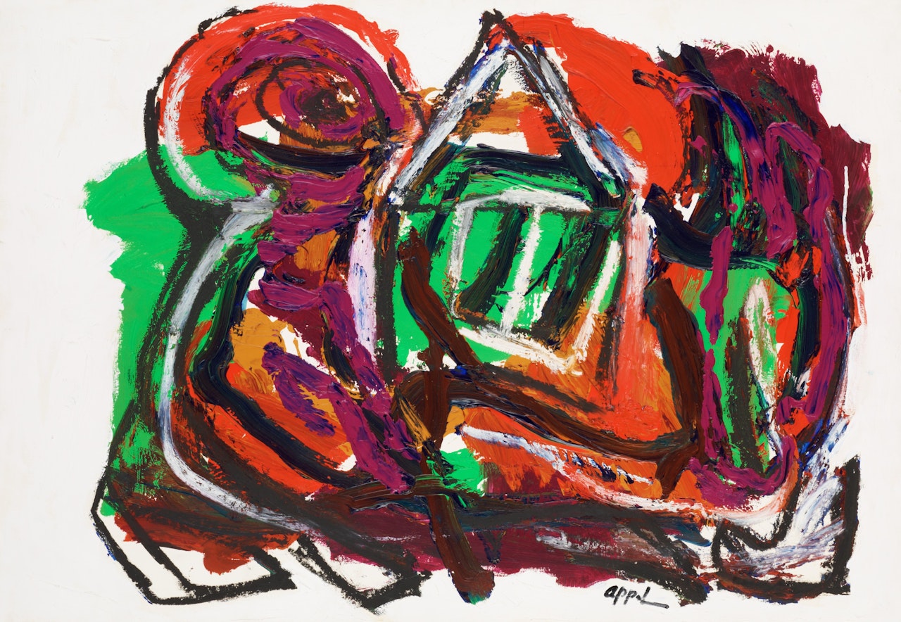 "Le Mendiant" by Karel Appel