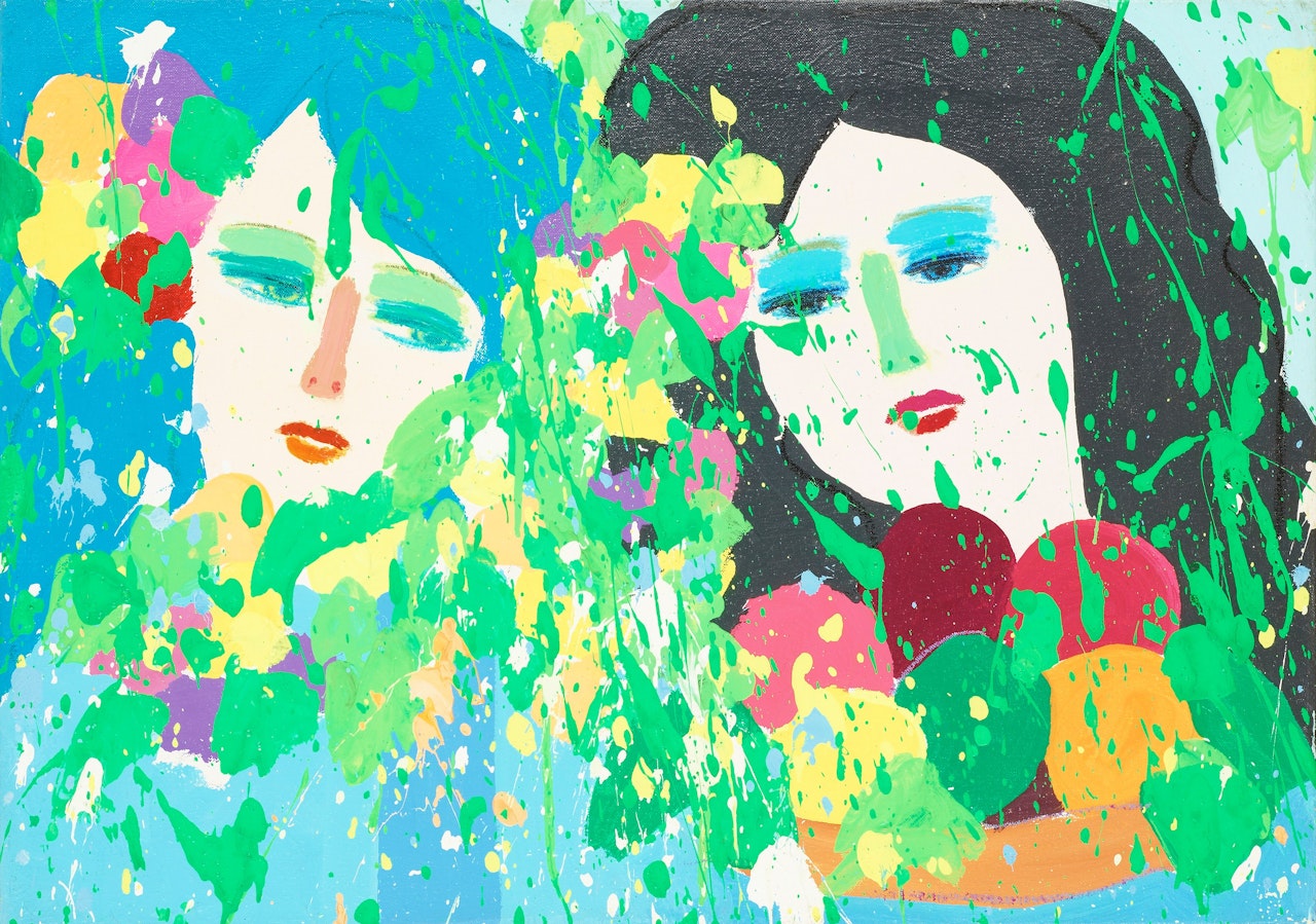 "Where is our friend Paul Gauguin?" by Walasse Ting