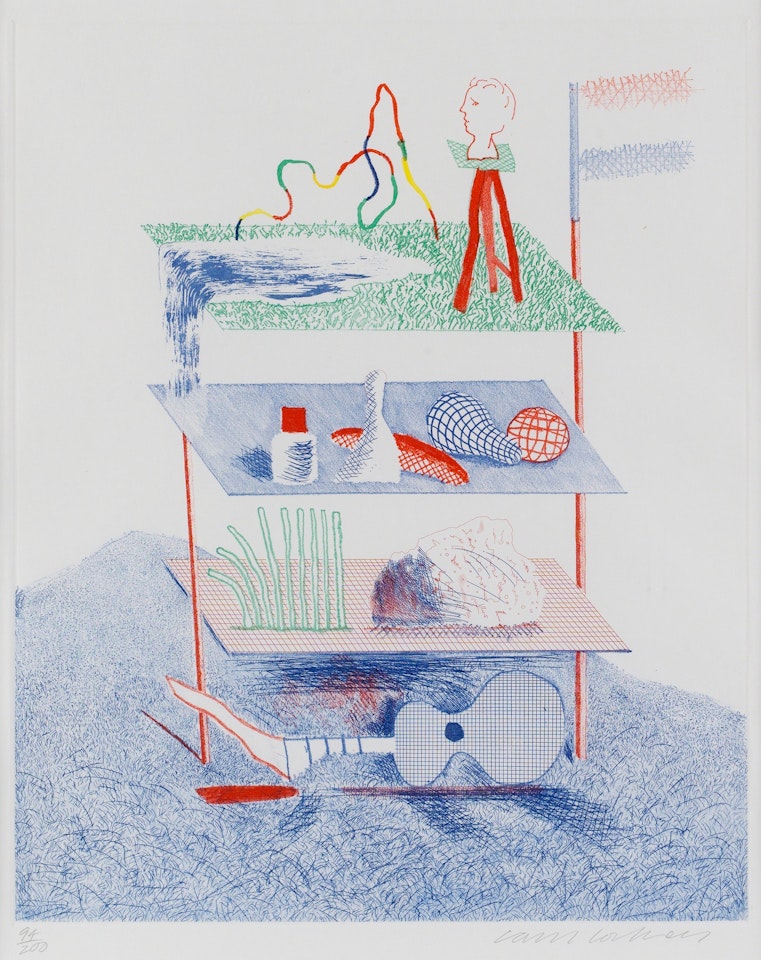 "Serenade", from: "The blue guitar" by David Hockney