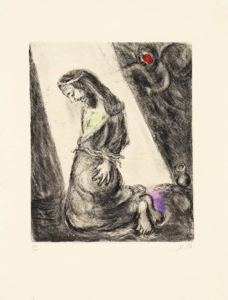 "Souffrance de Jérémie", from: "La Bible" by Marc Chagall