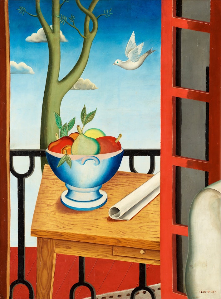 "Fruktskål på bord" (Fruitbowl on table) by Erik Olson